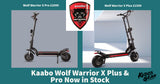 EX DEMO - Kaabo Wolf Warrior X Plus Electric Scooter